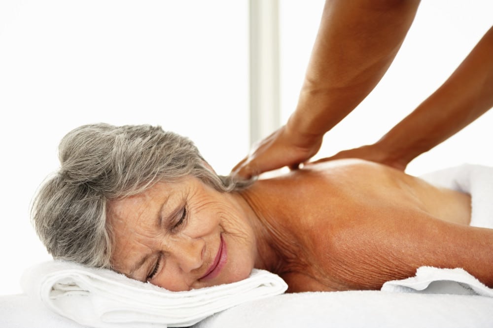 Senior Woman Massage Las Vegas Hired Hands